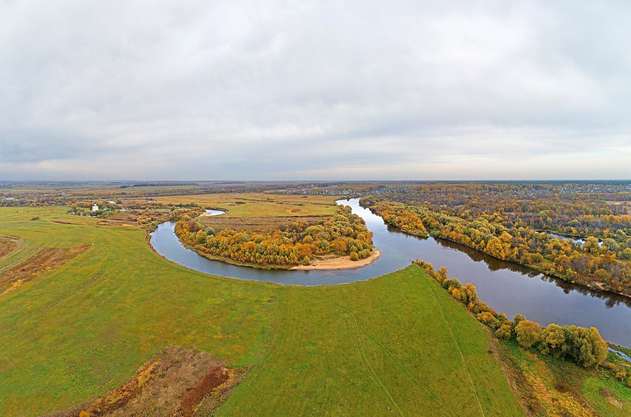 Реки Нерль и Клязьма в Боголюбово (Bogolyubobvo, Nerl and Klyazma)